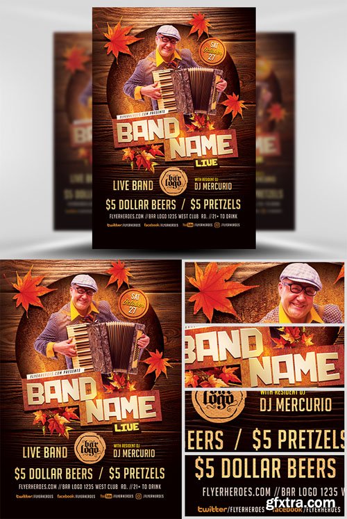 Oktoberfest Live Flyer Template