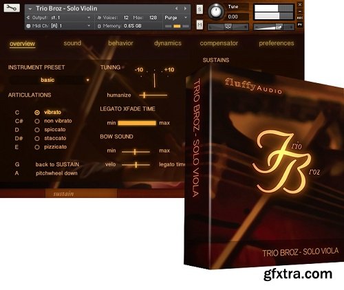 Fluffy Audio Trio Broz Solo Violin v2.0 KONTAKT READ NFO-SYNTHiC4TE