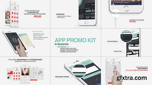 Videohive App Promo Kit 11512952 (With Update 1.1)