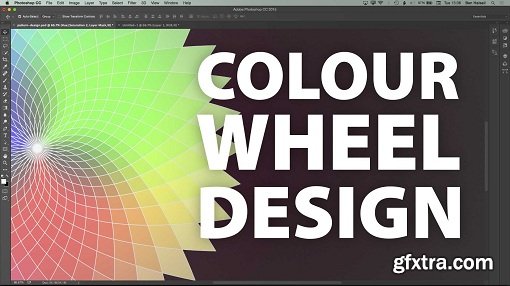 Photoshop: Circular Colour Pattern using Repeat & Blend Modes