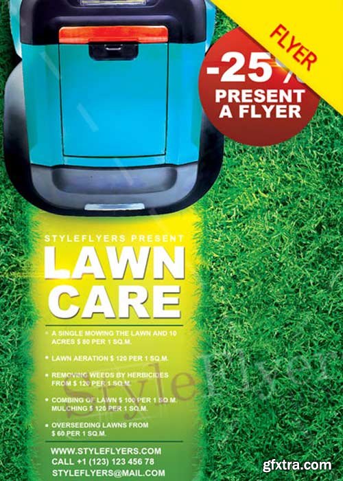 Lawn Care PSD V6 Flyer Template