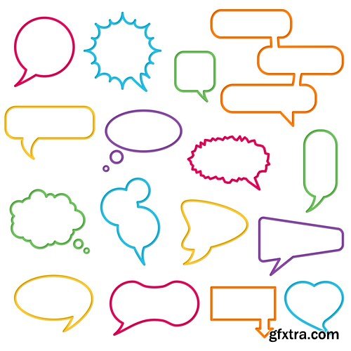 Speech Design Bubbles - 19xEPS