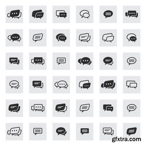 Speech Design Bubbles - 19xEPS