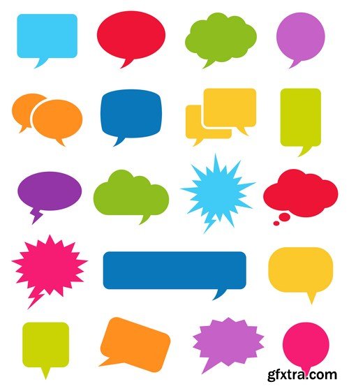 Speech Design Bubbles - 19xEPS