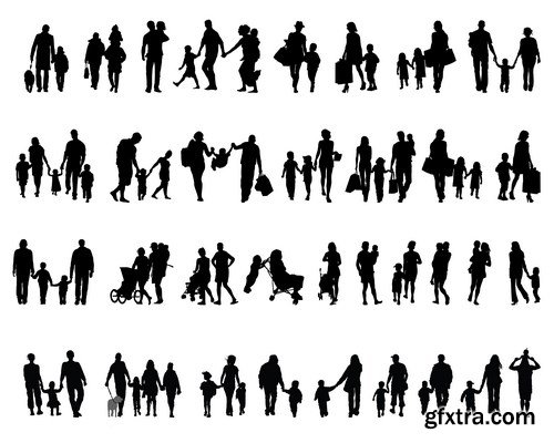 Silhouettes Collection - 50xEPS