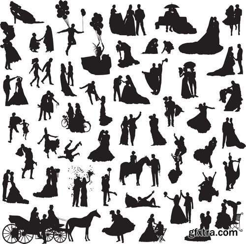 Silhouettes Collection - 50xEPS