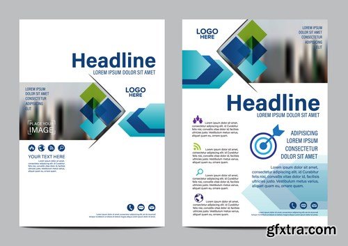 Corporate Templates of Brochures 14 - 25xEPS