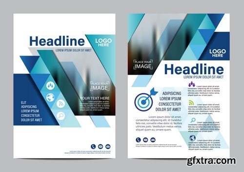 Corporate Templates of Brochures 14 - 25xEPS