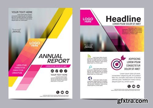 Corporate Templates of Brochures 14 - 25xEPS