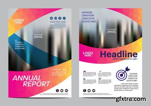 Corporate Templates of Brochures 14 - 25xEPS