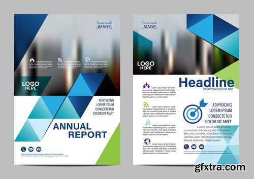 Corporate Templates of Brochures 14 - 25xEPS