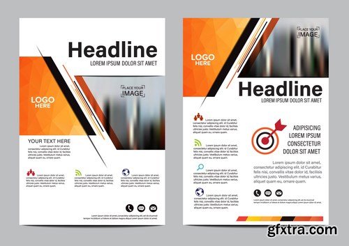 Corporate Templates of Brochures 14 - 25xEPS