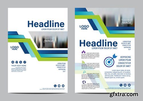 Corporate Templates of Brochures 14 - 25xEPS