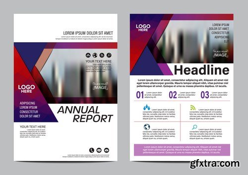 Corporate Templates of Brochures 14 - 25xEPS