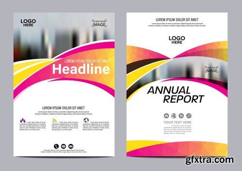 Corporate Templates of Brochures 14 - 25xEPS