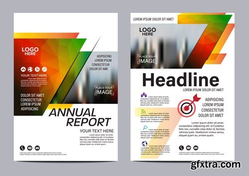 Corporate Templates of Brochures 14 - 25xEPS