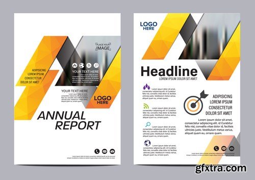 Corporate Templates of Brochures 14 - 25xEPS