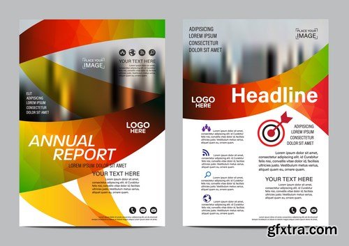 Corporate Templates of Brochures 14 - 25xEPS