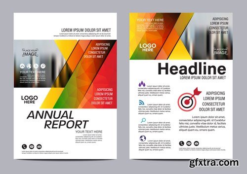 Corporate Templates of Brochures 14 - 25xEPS