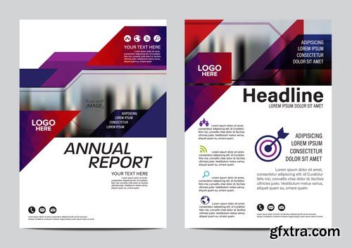 Corporate Templates of Brochures 14 - 25xEPS