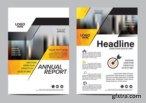 Corporate Templates of Brochures 14 - 25xEPS