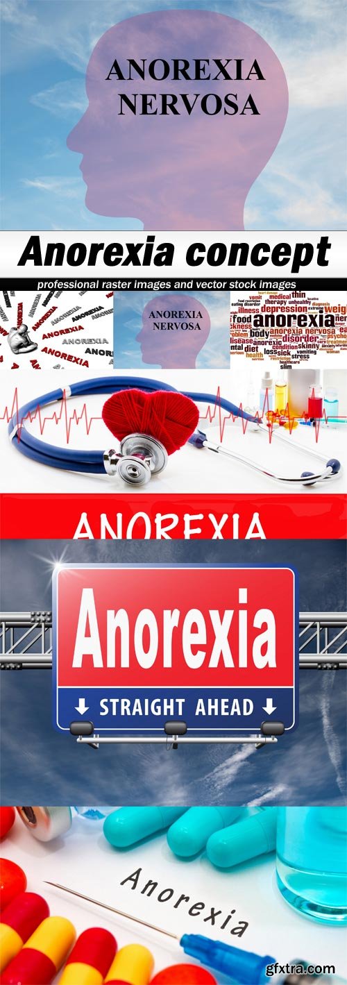 Anorexia concept - 6 UHQ JPEG