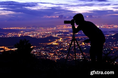 Collection silhouette photographer videographer nature photojournalist camera 25 HQ Jpeg