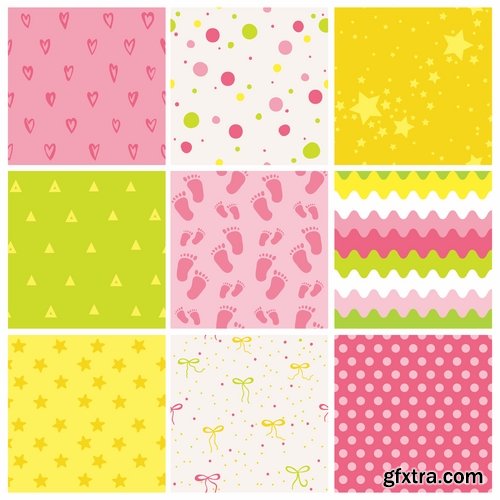 Collection pattern wallpaper sample calligraphic drawing frame vector image 2-25 EPS