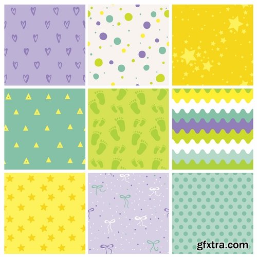 Collection pattern wallpaper sample calligraphic drawing frame vector image 2-25 EPS