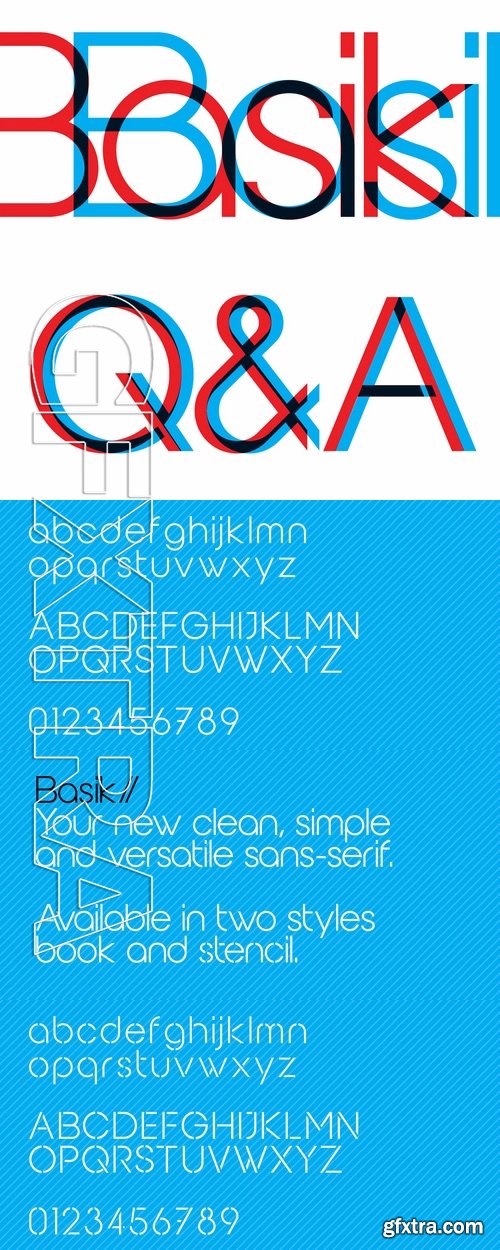 Basik - Both fonts: $41.00