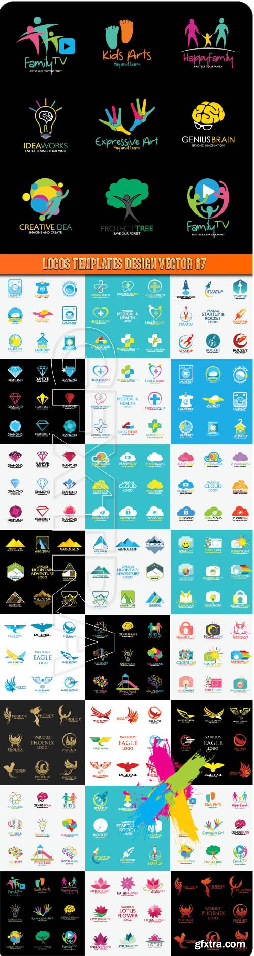 Logos Templates Design Vector 87