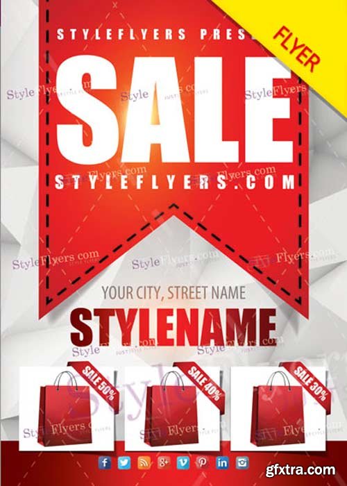 Sale PSD V17 Flyer Template