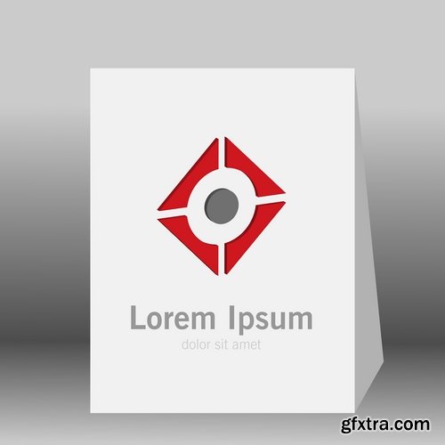 Collection logo icon web design element site 9-25 EPS