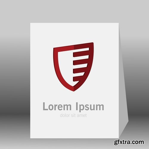 Collection logo icon web design element site 9-25 EPS