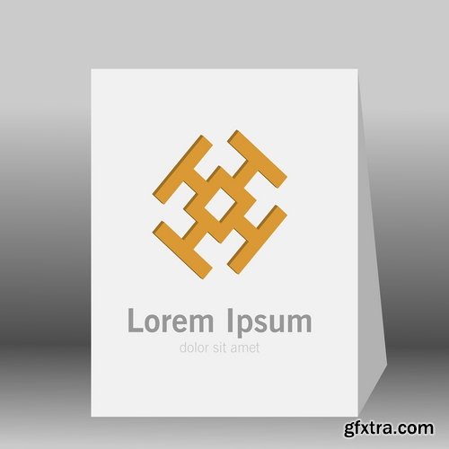 Collection logo icon web design element site 9-25 EPS