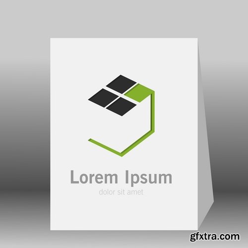 Collection logo icon web design element site 9-25 EPS