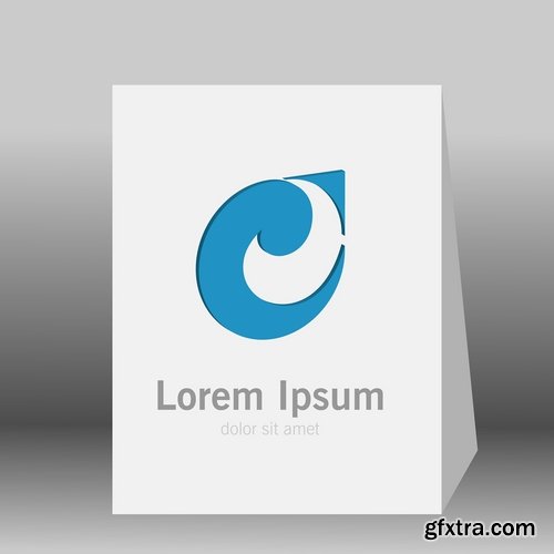 Collection logo icon web design element site 9-25 EPS