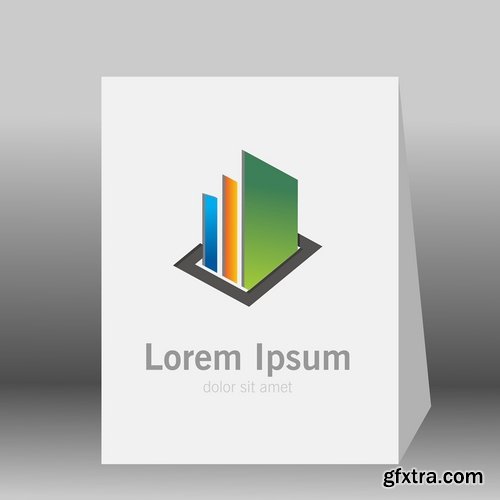 Collection logo icon web design element site 9-25 EPS