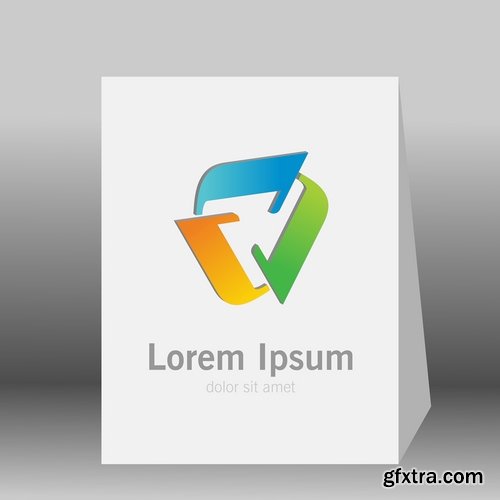 Collection logo icon web design element site 9-25 EPS