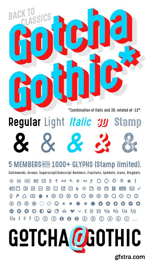 Gotcha Gothic Font Family