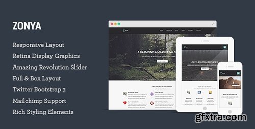 ThemeForest - Zonya v1.0.1 - Multipurpose Responsive HTML5 Template - 8562000