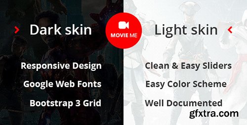 ThemeForest - Movie Me - Cinema/Movie Bootstrap 3 HTML Template (Update: 28 July 15) - 8713045