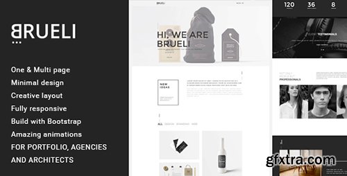 ThemeForest - Brueli v1.3 - Minimal Portfolio / Agency / Architect Template - 14383213