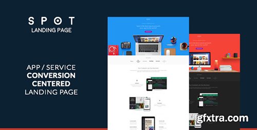 ThemeForest - SPOT v1.0 - App / Service Landing Page - 11335169