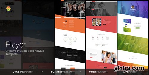 ThemeForest - Player v1.0 - Creative Multipurpose HTML5 Template - 12987848