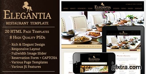 ThemeForest - Elegantia - Restaurant and Cafe HTML Template (Update: 30 June 15) - 3416388