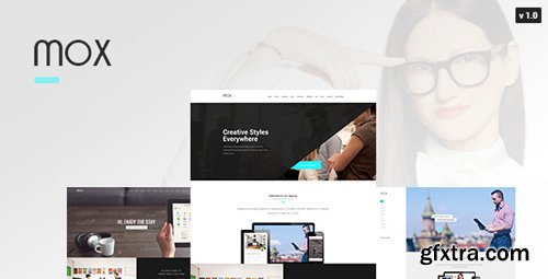 ThemeForest - Mox - Single & Mutli Page PSD Template 10742557