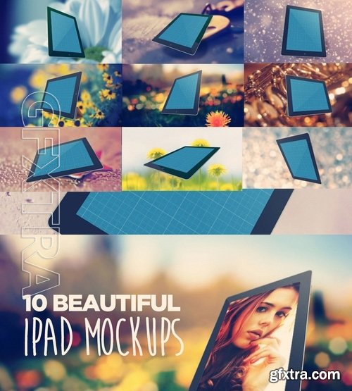 10 Beautiful Tablet Mockups