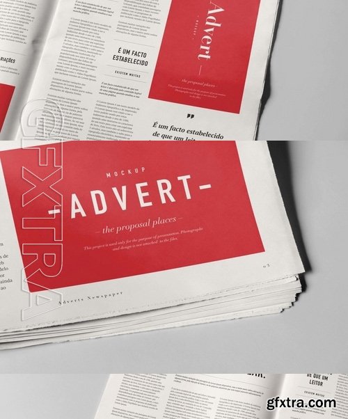 Newspaper Adverts Mock-up