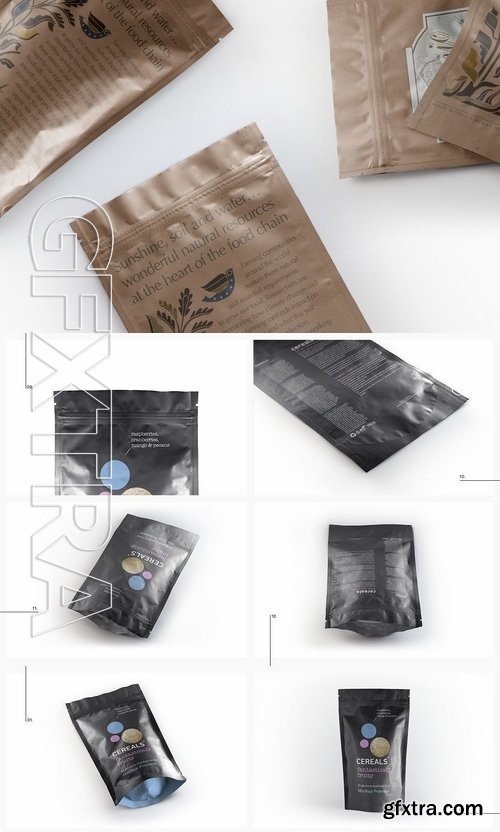 Plastic Pouch Bag Mockup